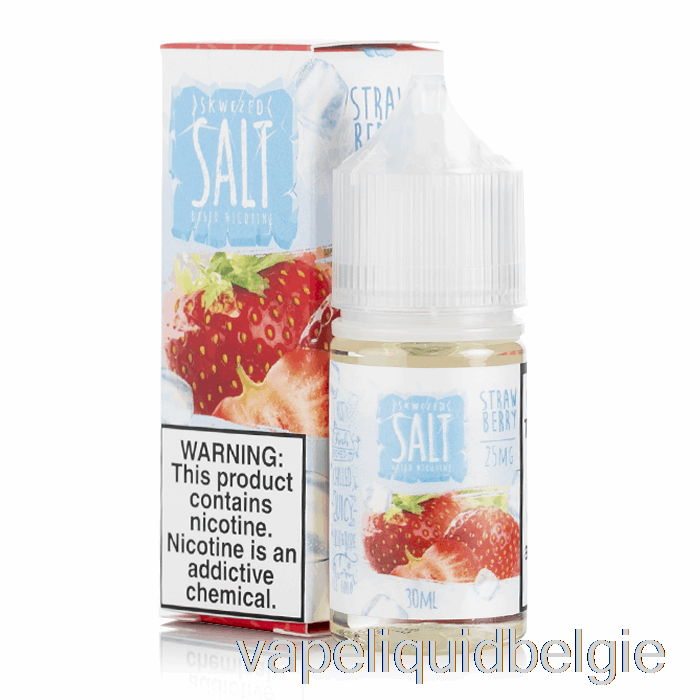 Vape Smaken Ijs Aardbei - Scheutje Zout E-vloeistof - 30ml 50mg